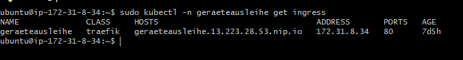 k3s Ingress
